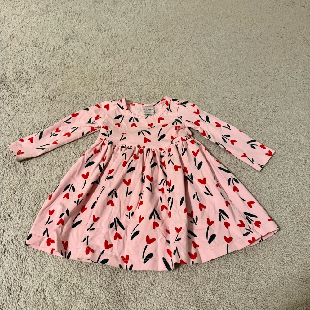 Tulip Hearts Hanna Andersson 2t dress